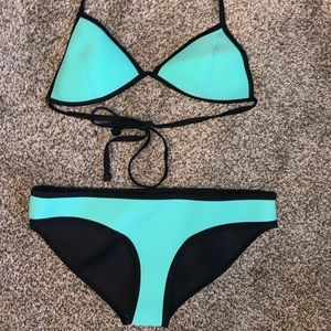 Triangl Teal Bikini
